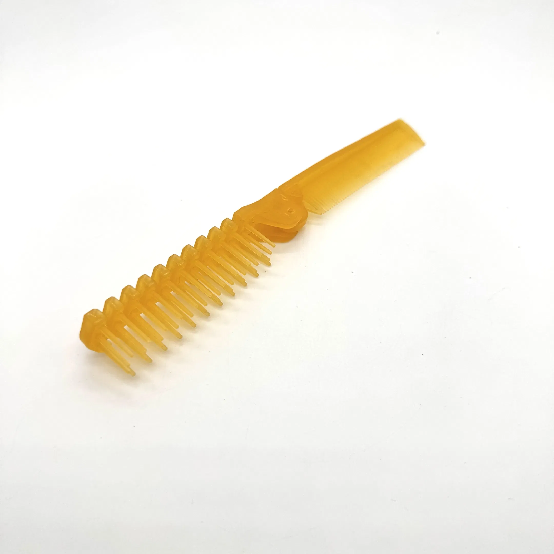 Hotel Orange Plastic Folding Comb 07