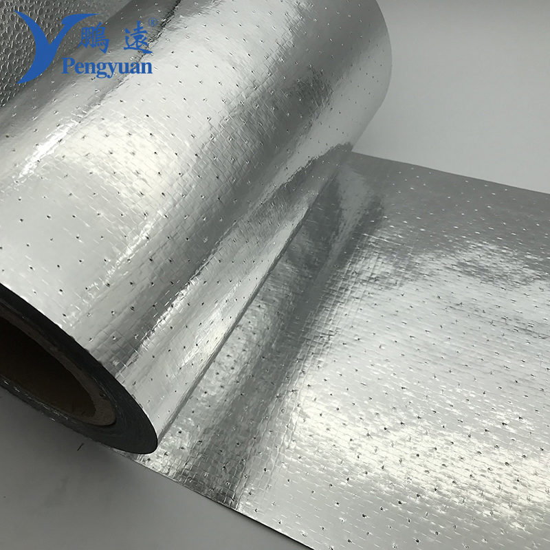 Thermal Insulation Roof Sarking Aluminum Woven Fabric Foil Building Construction Material