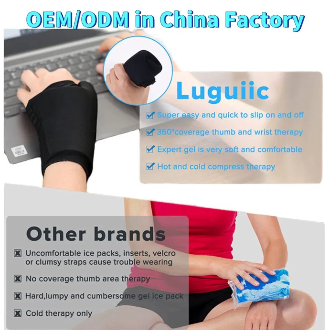 China Factory Multifunctional Gel Ice Bag Sport Cooling Frozen Heat Thermal Gel Ice Cold and Hot Pack Accept Customization