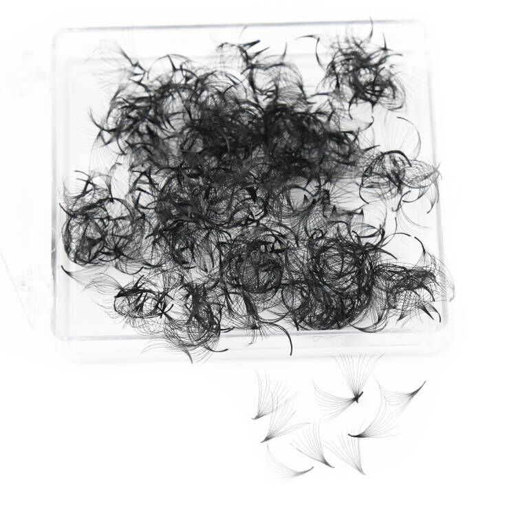 Loose Short Stem Handmade Premade Lash Extension Loose Fans