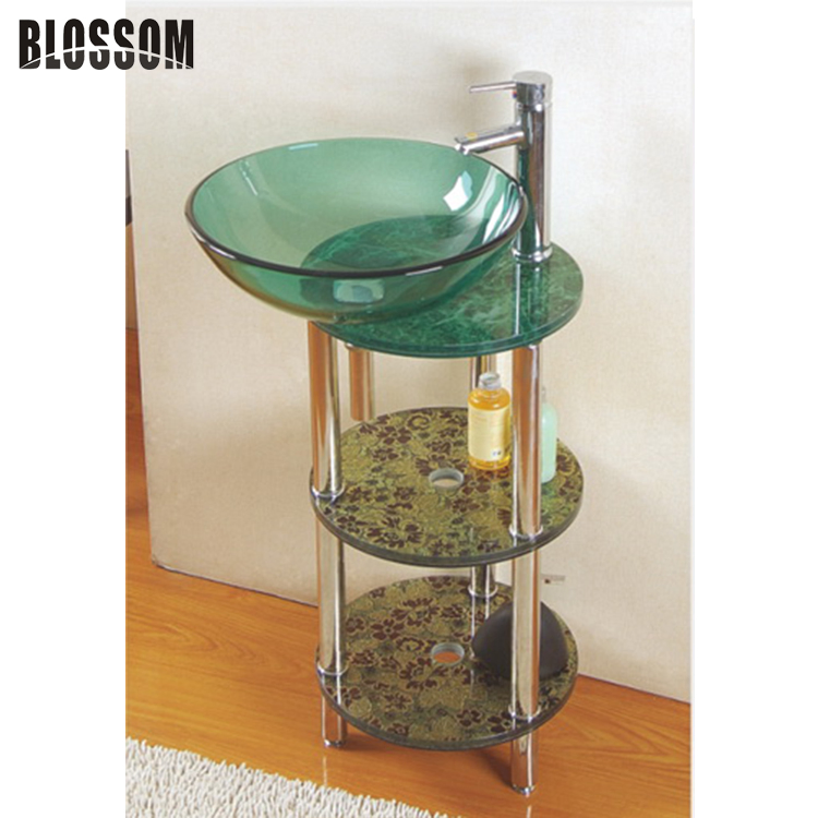 Стеклянная раковина для ванной из Китая