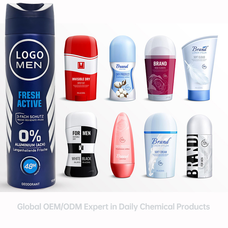 Professional Customized Men's Deodorant and Antiperspirant Spray