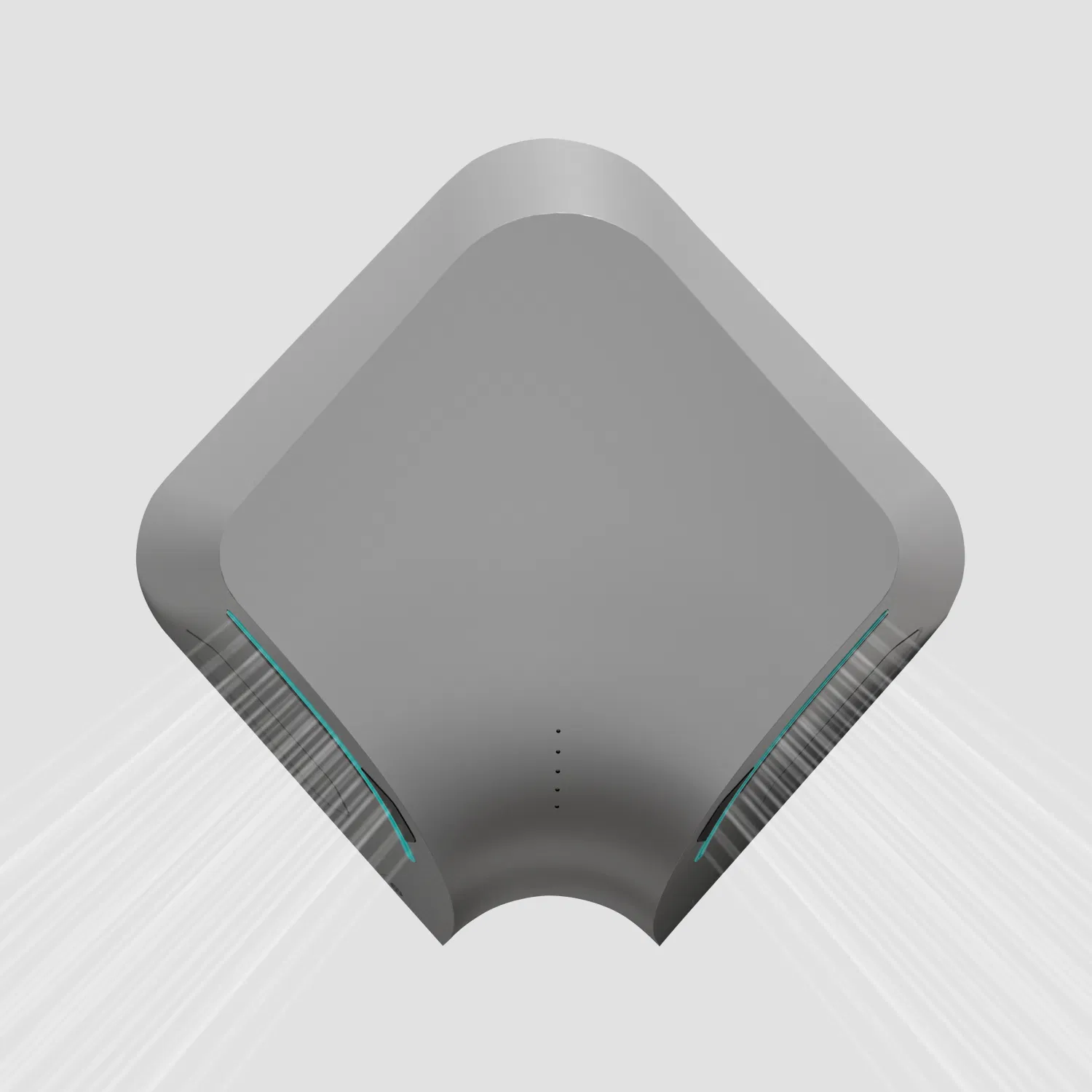 Interhasa High Speed Jet Hand Dryer HEPA Filter Wall Mounted Automatic Hand Dryer for Commercial Bathroom