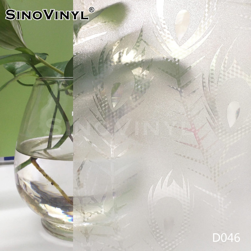 Factory Price In Stock Removable Silver Grey Frosted Glass Window Film With Glue
