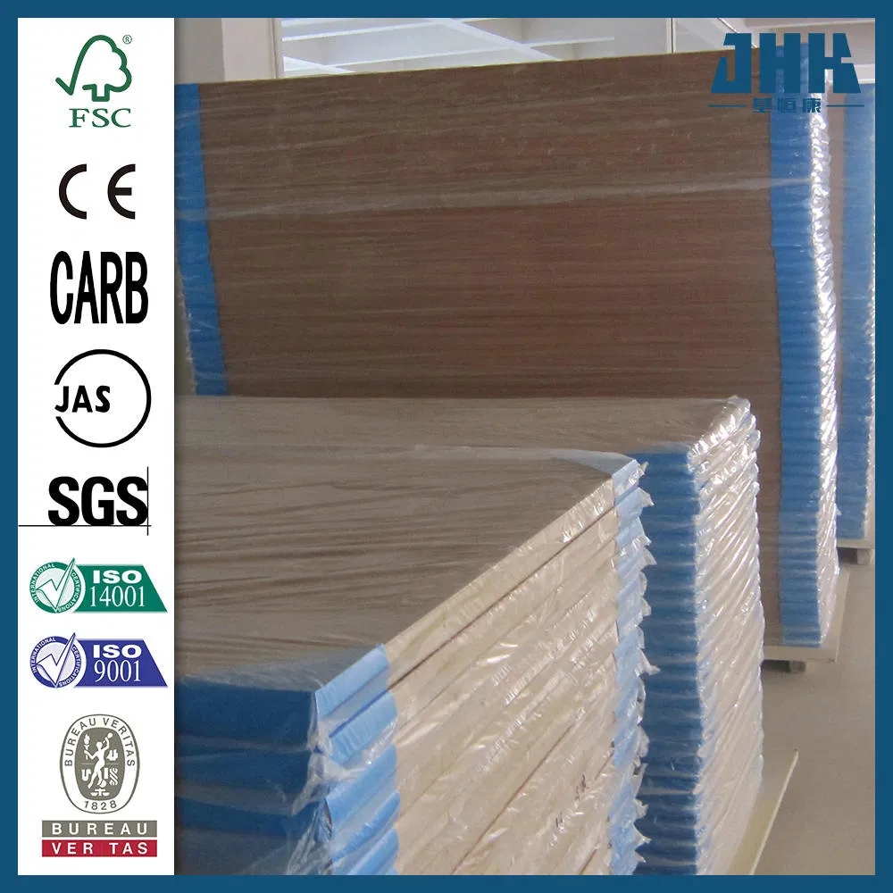 Jhk-F01-6 Molded Prefinished Plywood Hollow Core Single Flush Door