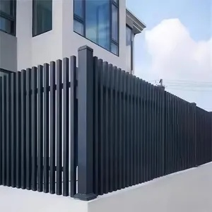 Galvanized Black Steel Fence