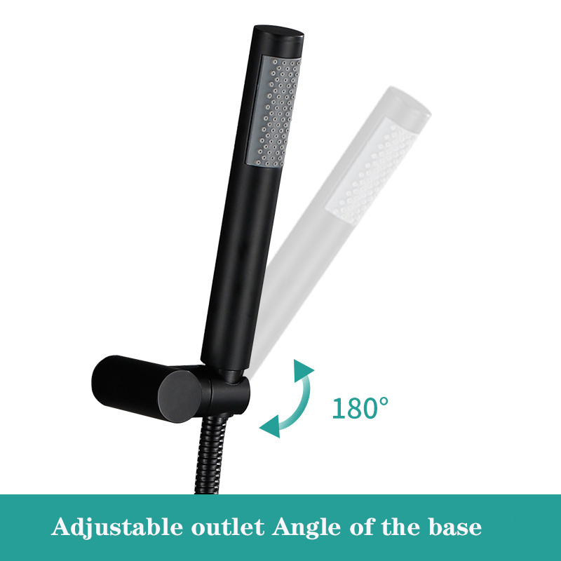 Simple Wall Mounted Multi Color Bath Shower Thermostatic Faucet Good Quality