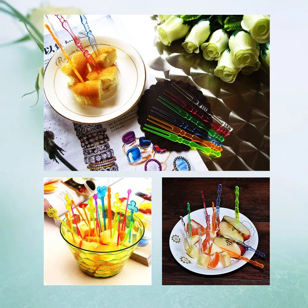 Colorful Animal-Shaped Disposable Fruit Sticks for Festive Events