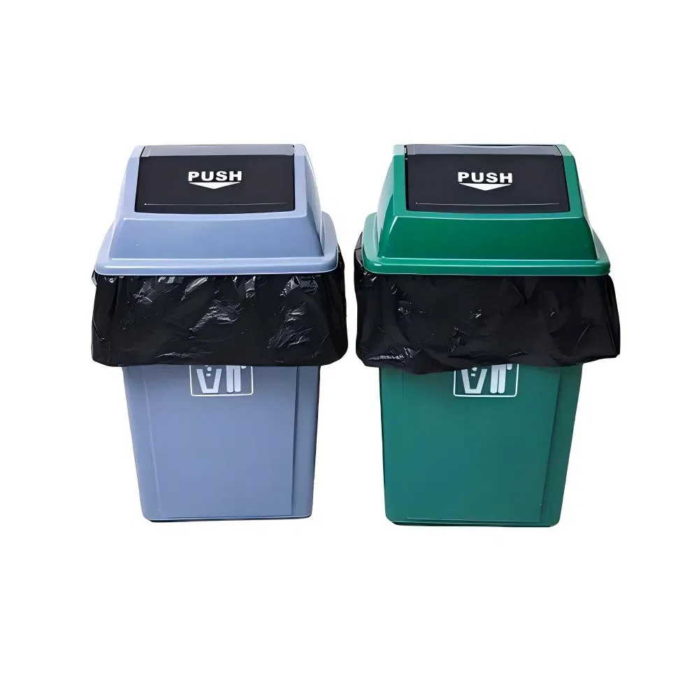 30, 50, 65 Gallon Industry Use Plastic Garbage Bags Black Trash Bin Liner Bio-Degradable Trash Bag