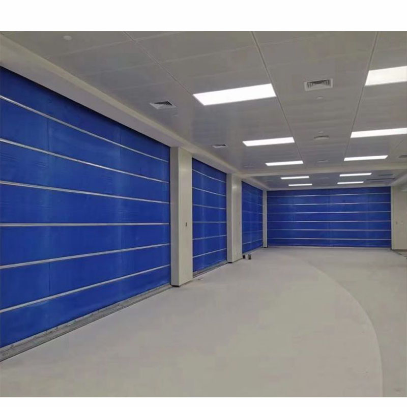 High Performance 3 Hours Inorganic Fabric Fire Curtain Double Curtain Fireproof Rolling Shutter Door for Supermarket Fire Protection