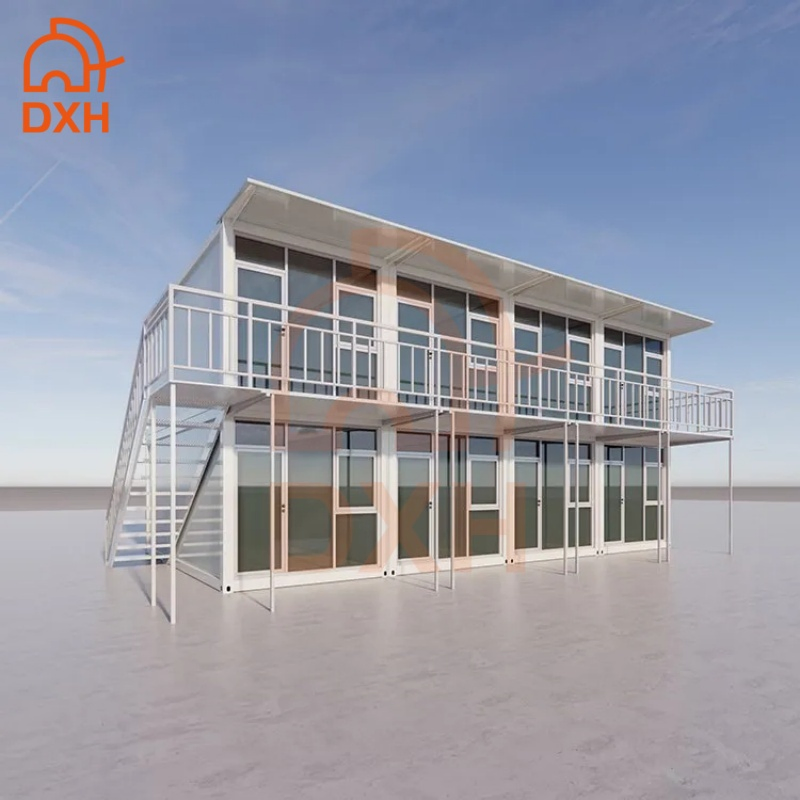 Dxh Manufacture Price Modern Store Modular Dormitory Accommodation Office Classroom Two Storey Houses Prefab Detachable Flat Pack Prefabricated Container Home