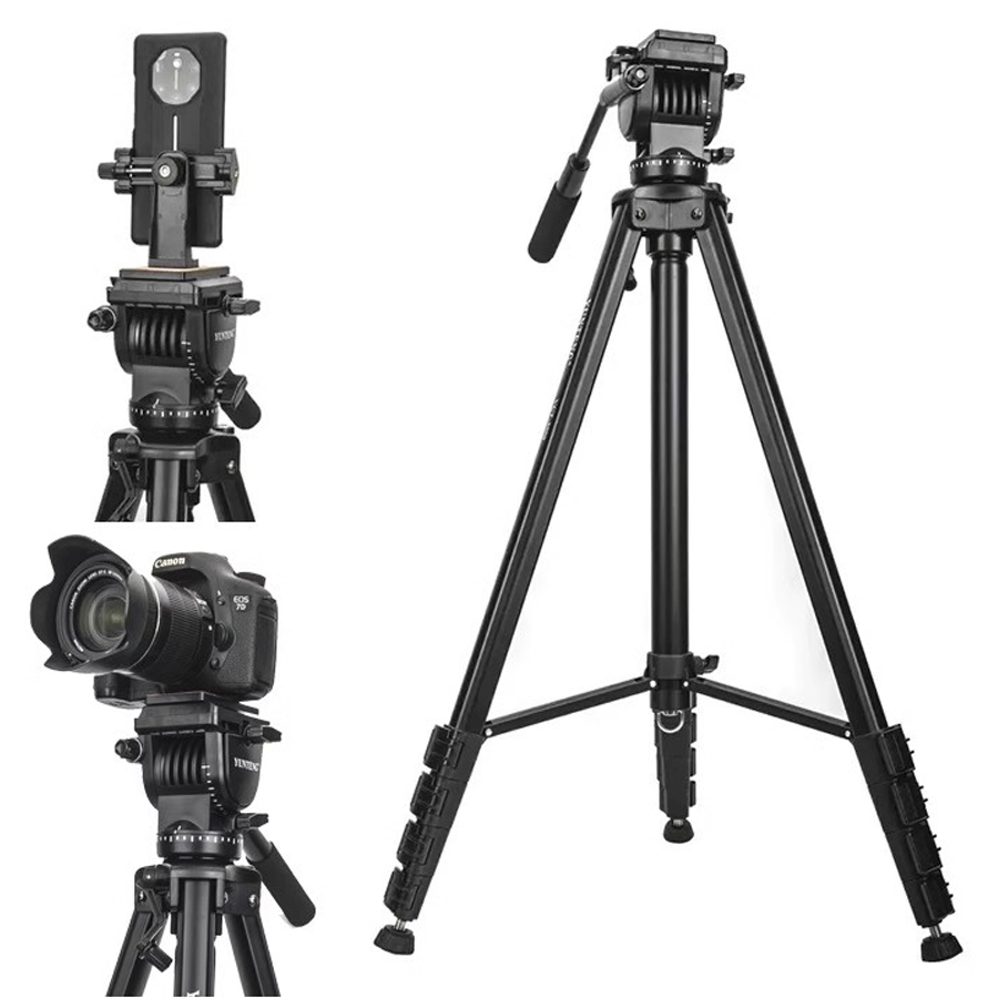 Профессиональный штатив YUNTENG VCT-3000 с гидравлической головкой