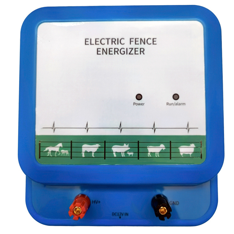 Solar and Battery Electric Fence Energizer for Electric Fence System Fence Farm Horse Cattle Sheep Farm