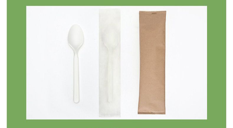 China Factory 7'' Cpla Cutlery Compostable Biodegradable Biodegradable Cutlery Set