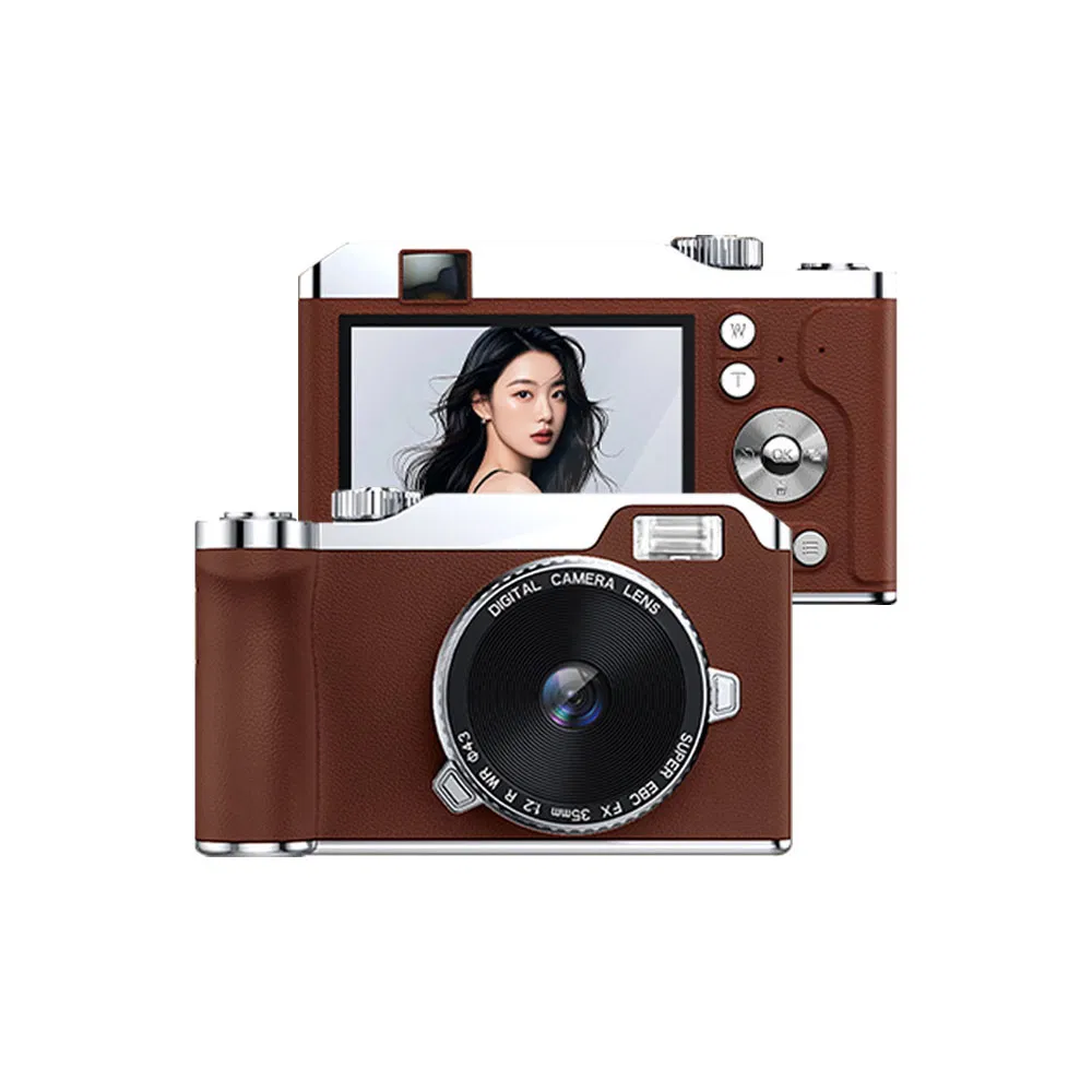 New CCD HD Digital Camera Dual Lens Photography Device Student Kids Use