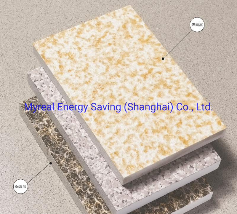 Pure Color or Faux Stone Insulation Siding Panels for Exterior Wall Siding Panel