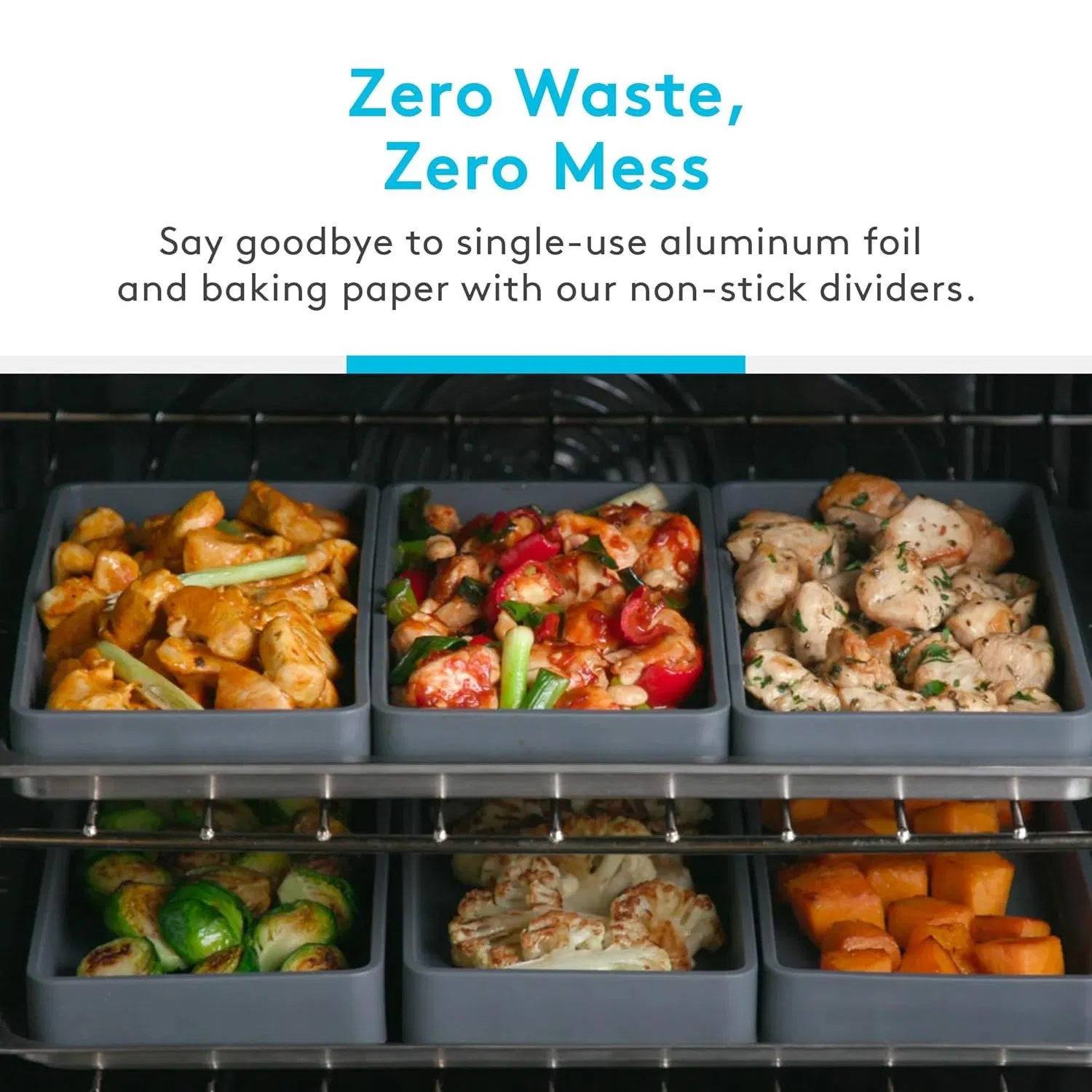 Разделители для выпечки из силикона, 4 шт.