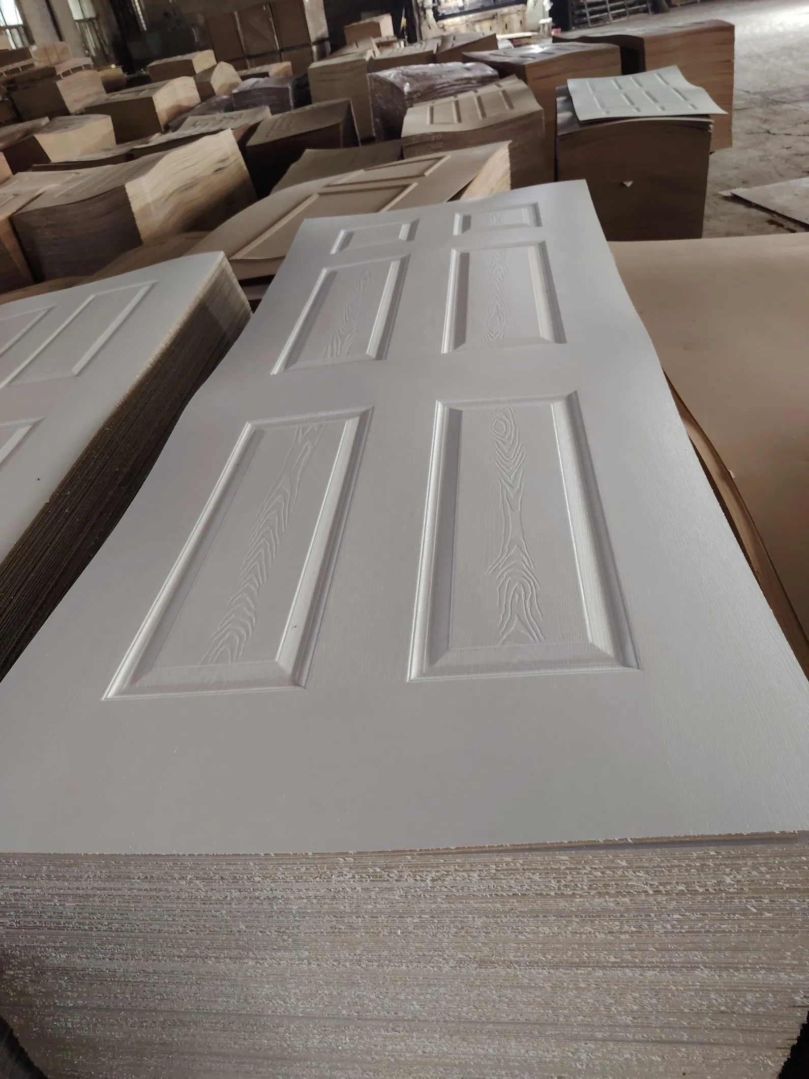 2.5mm Wholesale Price Melamine Door Skin White Paint Door Skin