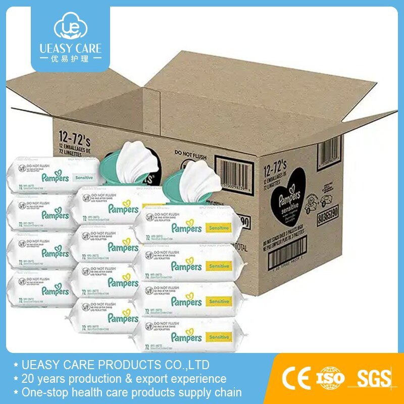 Biodegradable Bamboo Fiber Purified Water Baby Wipes Customized Package Baby Skin Body Mouth Cleaning Care Products Household Cleaning Regular Wet Wipes