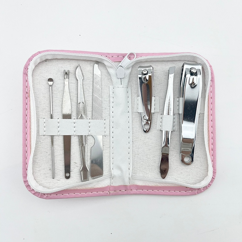 Women Pedicure Tools Grooming Kit Manicure Set Nail Clipper Set with Portable Travel Case