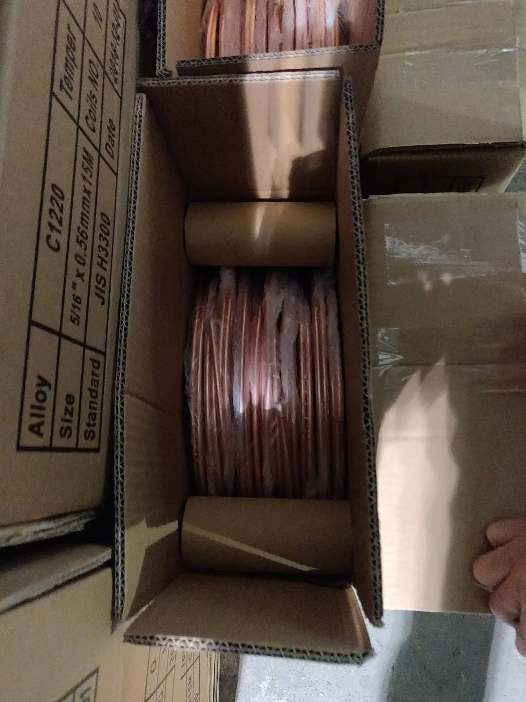 Soft Tempered Copper Tube Pancake Coil for AC Systems