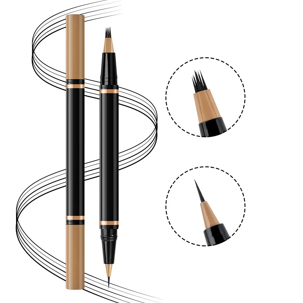 Private Label Long Lasting Eyebrow Pencil Eye Make-up Cosmetics Liquid Pen Waterproof Eyebrow Pencil Makeup