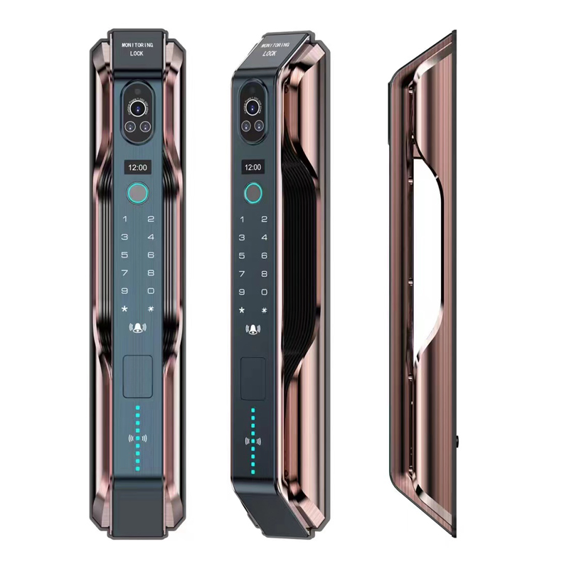 3D Face Recogniton Visible Smart Lock Fingerpint Password Unlock