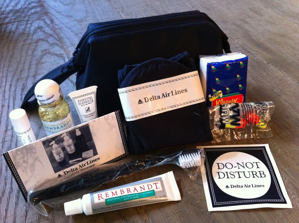 Amenity Airline Bag Business Class Amenity Kit for Airlines