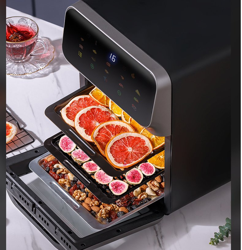 10L Smart LED Touch Screen Air Fryer for Healthy Cooking