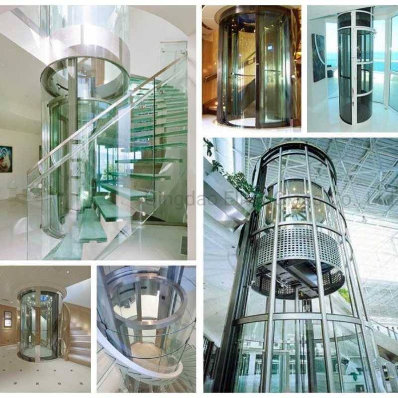 Residential Commercial PVB Sgp Curved Tempered Laminated Safety Glass for Elevators Factory Price