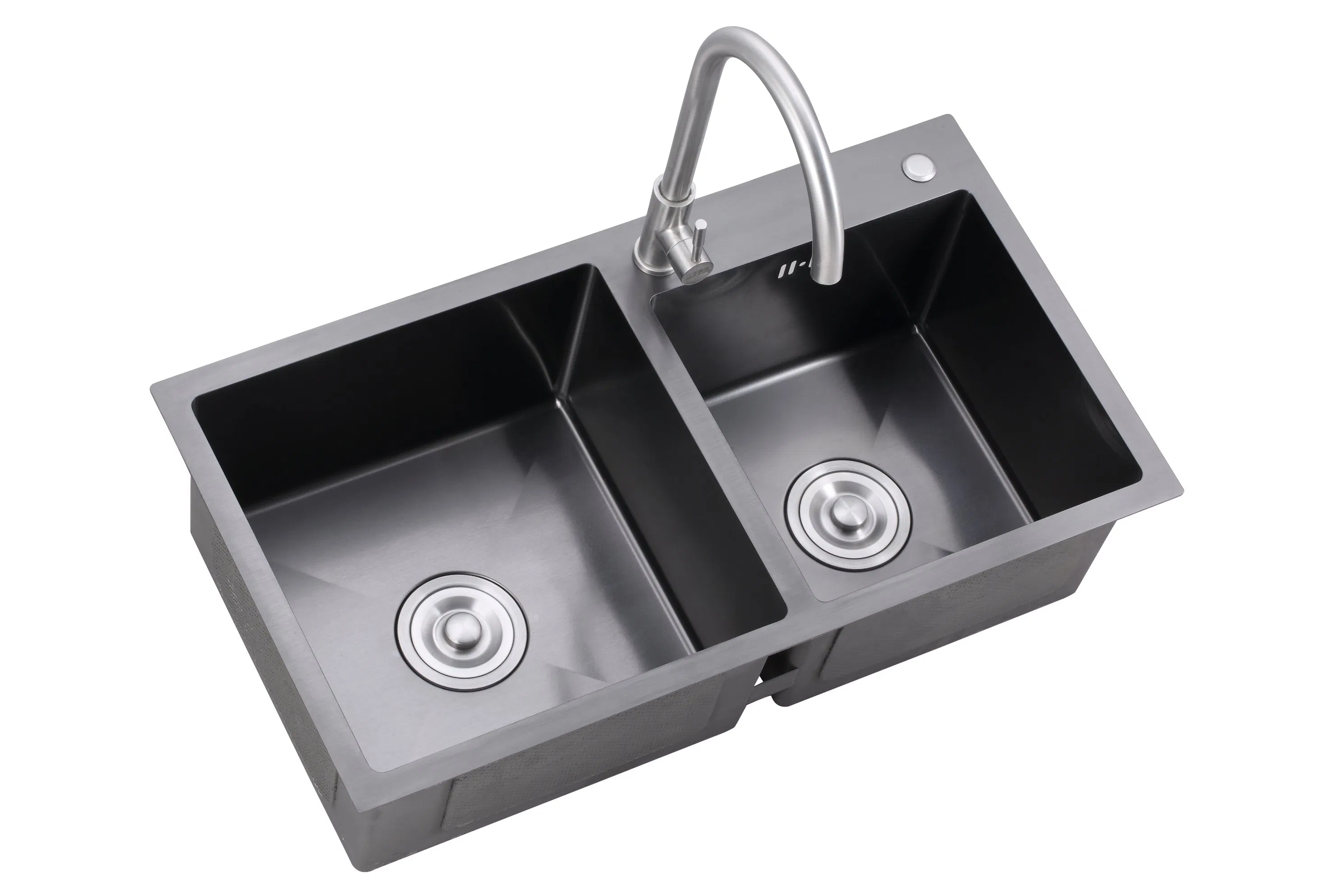 Handmade Stainless Steel Kitchen Sink 304 Double Bowl Sink 7843
