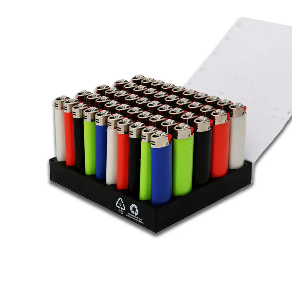 USA in-Stock Custom Logo Lighter Leak-Proof Sealed Disposable Bi Lighter