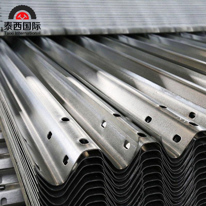 Corrugated Steel Beam Guardrail Fence Traffic Barrier Highway W Beam Guard Rails