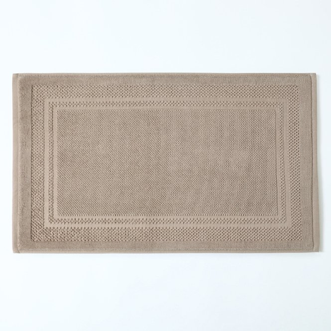 Wholesale Cotton Solid Color Jacquard Bath Mat Rectangle Hotel Floor Mat Towel