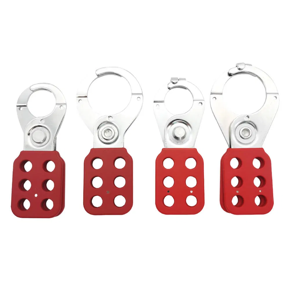 Heavy-Duty Steel Lockout Hasp with Innovative Scissor Shackle