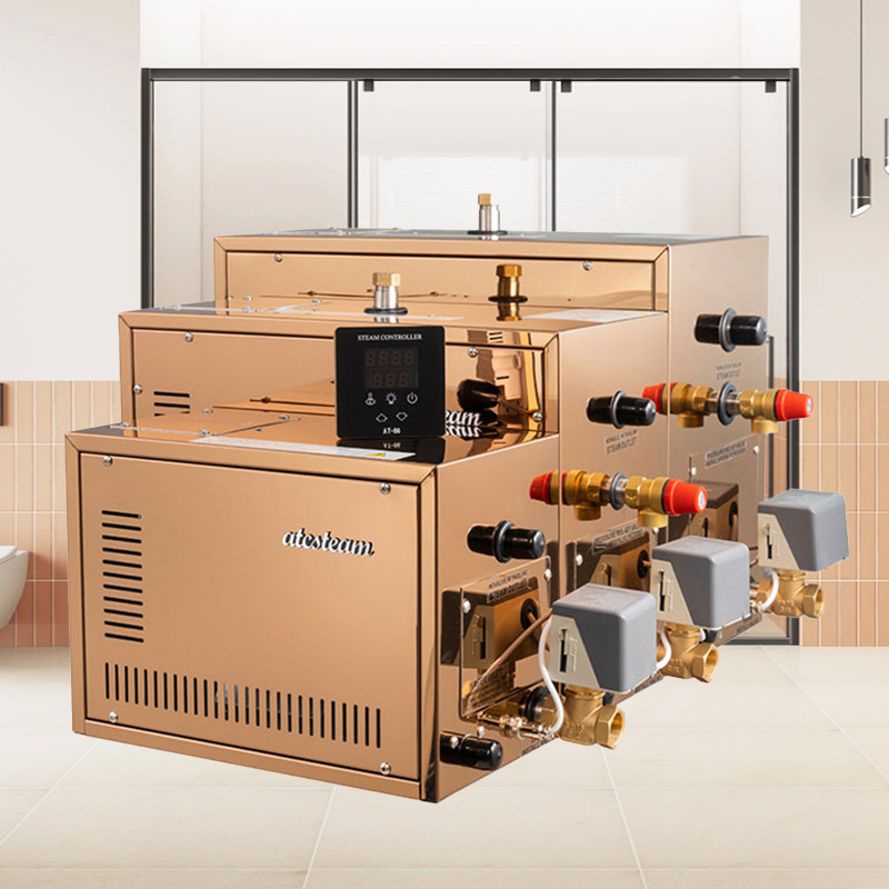 Парогенератор Diooist 18 кВт с автодренажем, розовое золото