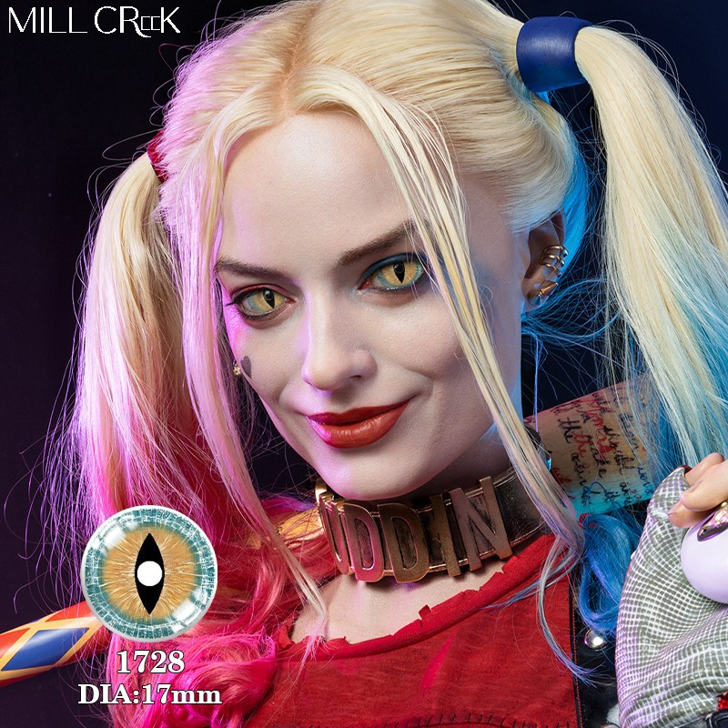 Millcreek Wholesale Cosplay 1 Year Red Sclera Eye Lens Cartoon Sharingan Contacts White Halloween Contact Lenses CE, ISO13485 and FDA