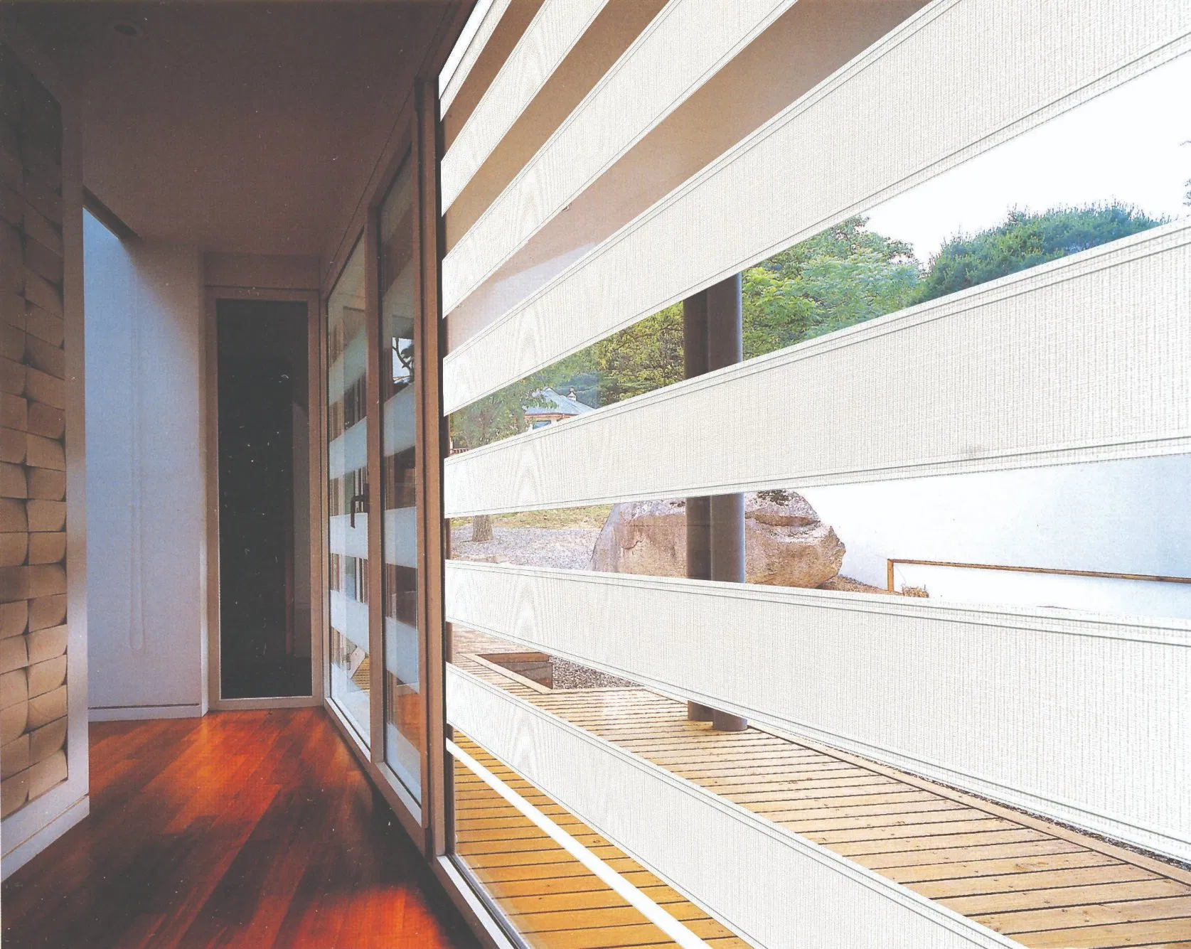Easy to Install Double Layer Blinds Shades, Day and Night Auto Zebra Roller Shades