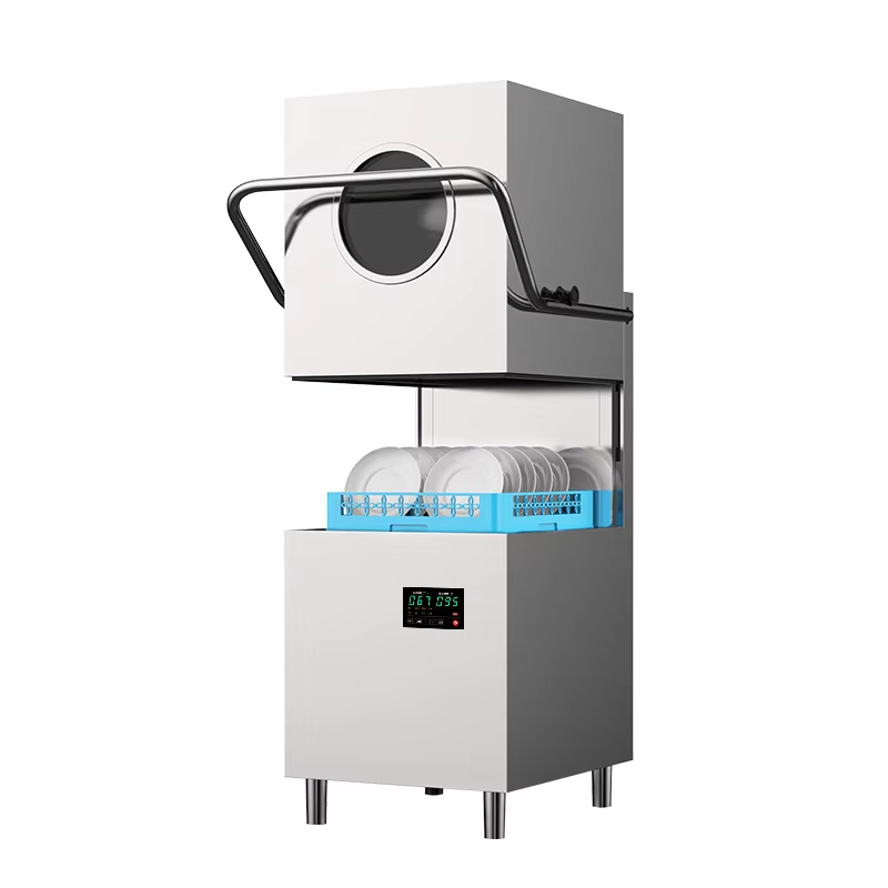 Automatic Kitchen High Efficient Energy Saving Restaurant Hood Type Hotel Dishwasher