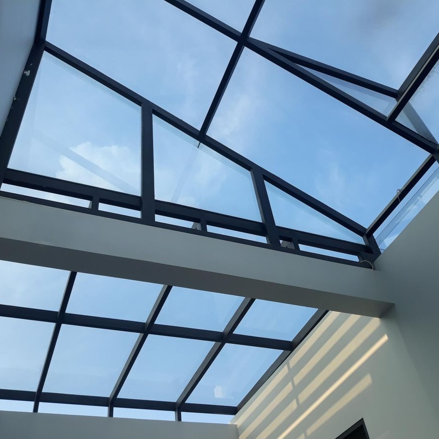 Flat Roof Access Hatches Window Skylight Drilling Holes Double Glazed