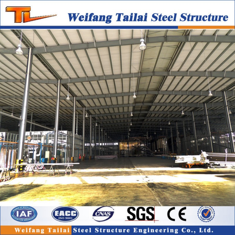 Carbon Steel Column Prefab Prefabricated Building Metal Workshop