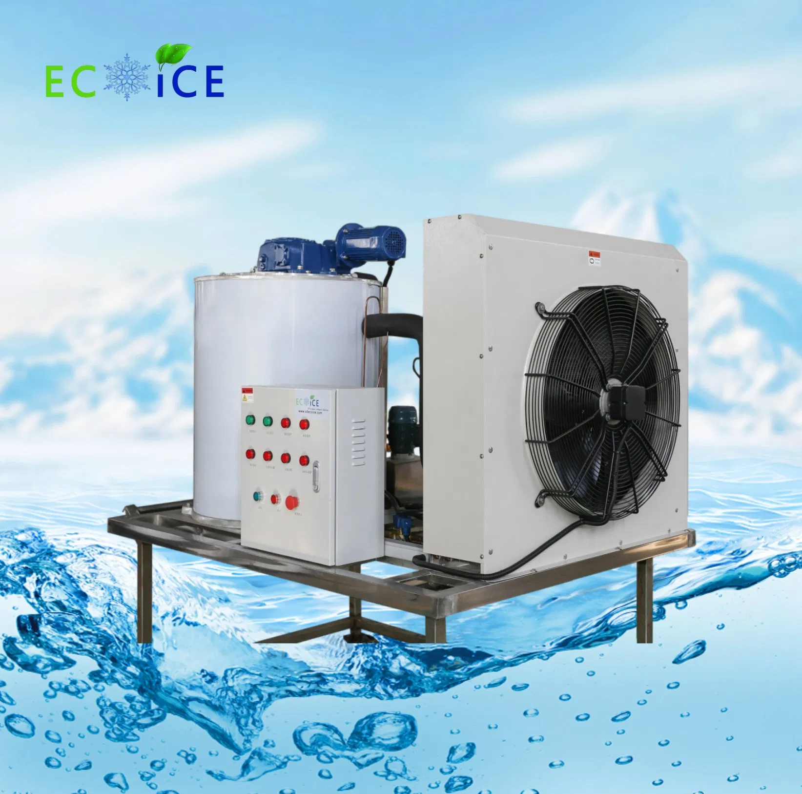 5ton Flake Ice Machine Flake Ice Maker with Ice Storage for Fish Competitive Price
