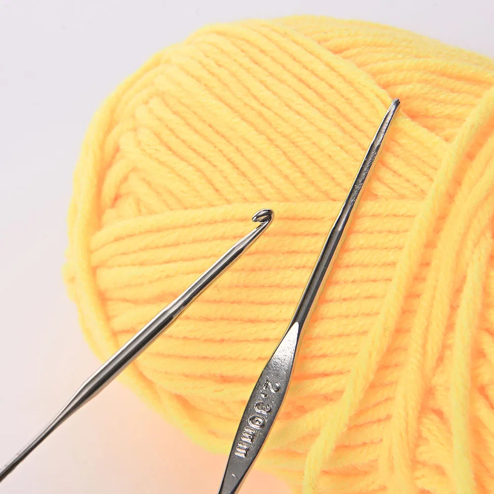 Iron Material Nickle Plated Single Hook Crochet Needle for DIY