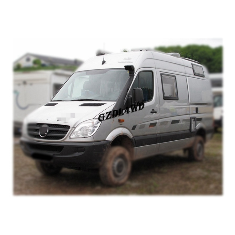 Матовый черный сноркель из LLDPE для Mercedes-Benz Sprinter