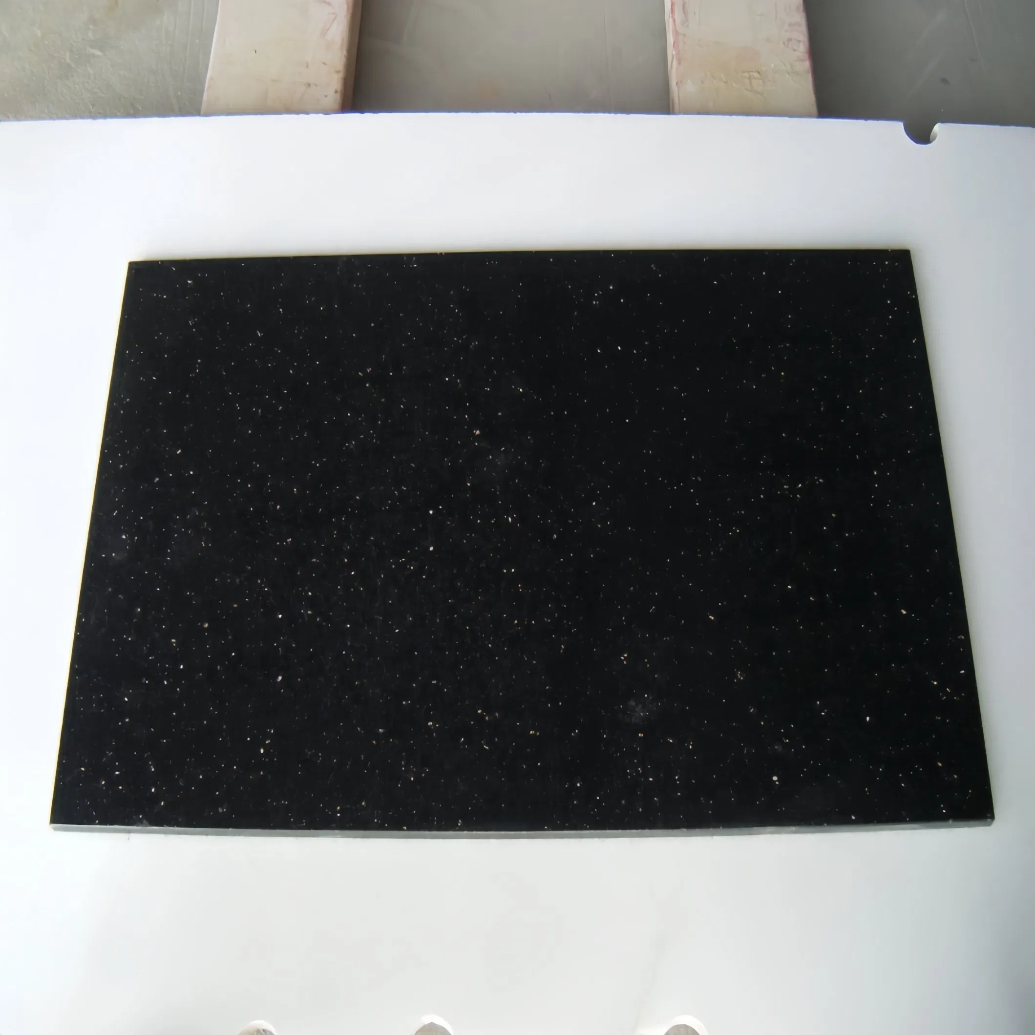 Pari Wholesale Building Material Black Galaxy Natural Stone Granite Imported Granite Decoration Material for Wall Cladding Kitchen Countertop