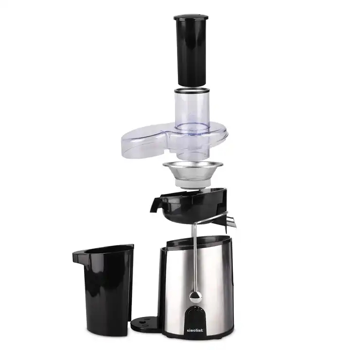 Stainless Steel Housing High Power Big Mouth Centrifuge Juicer