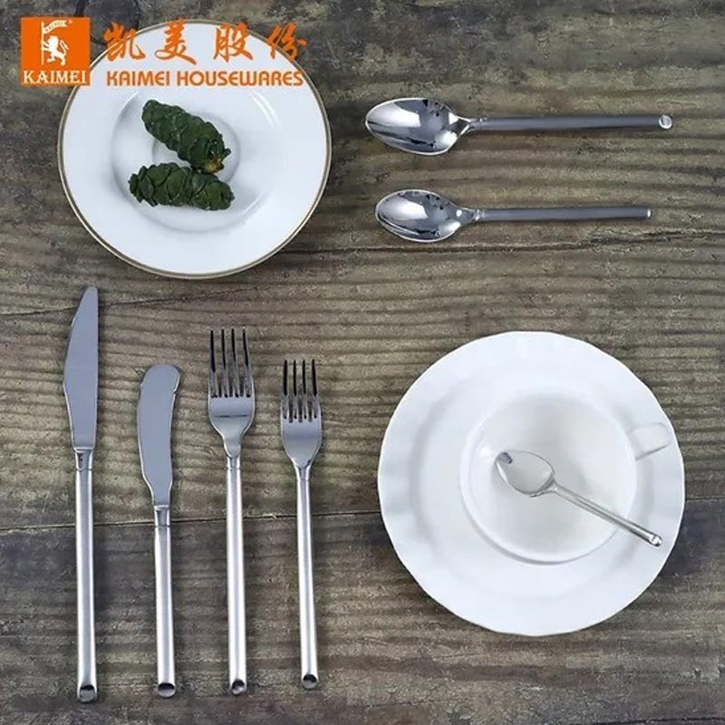 Stainless Steel Cutlery Knife Fork Spoon Silverware Luxury Cutlery Wedding Flatware Set