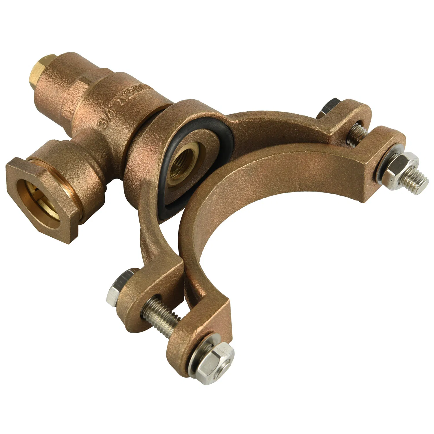 Gunmetal Self-Tapping Ferrule Straps with Compression End