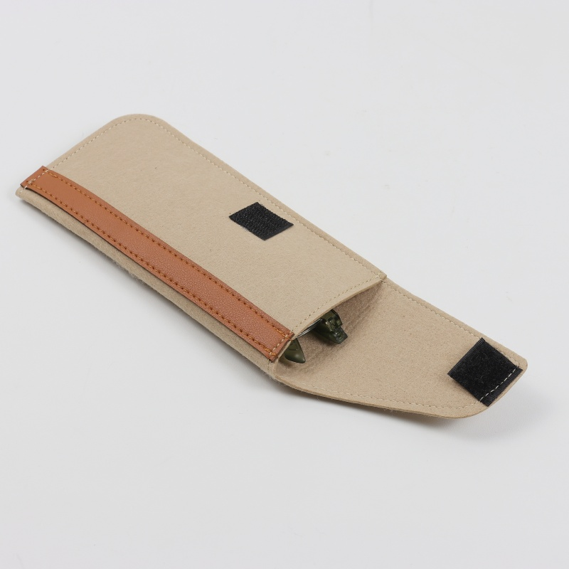 OEM Felt Lined Eyeglass Case - Custom Logo Sunglasses Holder with Protective Slip-in Design