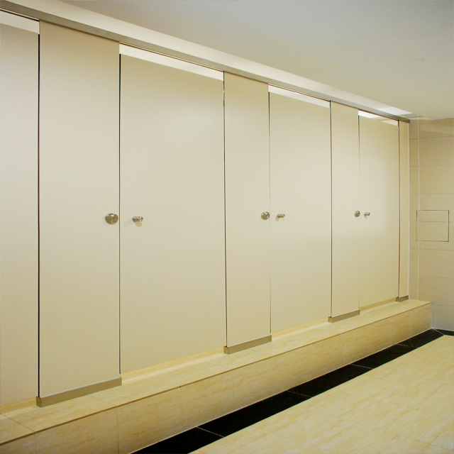 Commercial HPL Compact Laminate Toilet Partition Door for Park